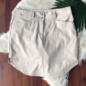 Khaki colored Adidas performance Skort